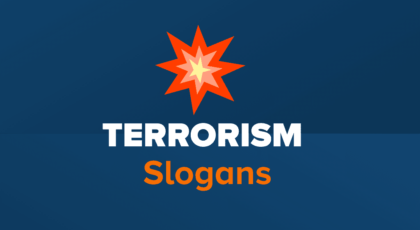 251+ Terrorism slogans to stay safe